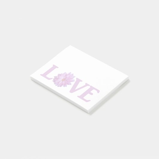 Hou van Dahlia Lavendel Post-it® Notes (Schuin)