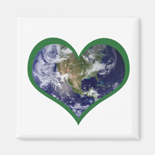 Hou van de aarde (Groen) Magneet (Voorkant)