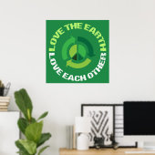 Hou van de Aarde, hou van elkaar Poster (Thuiskantoor)