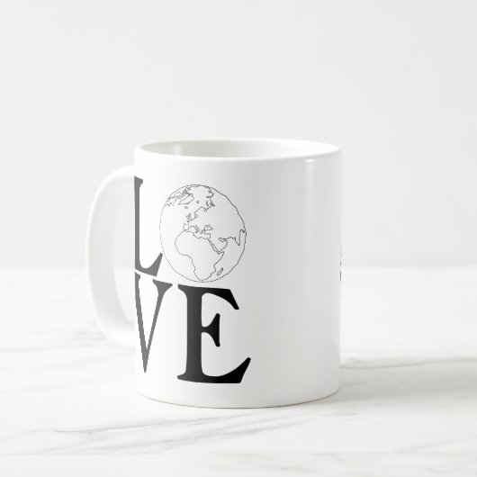 Hou van de aarde! koffiemok (Voorkant links)