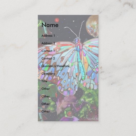 Hou van de Aarde! Visitekaartje (Voorkant)