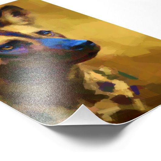 Hou van de Afrikaanse wilde hond Foto Afdruk (Hoek)