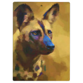Hou van de Afrikaanse wilde hond Klembord (Achterkant)