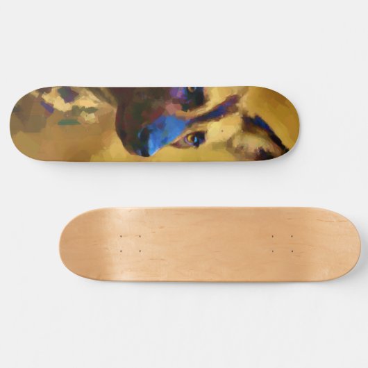 Hou van de Afrikaanse wilde hond Persoonlijk Skateboard (Horizontaal)