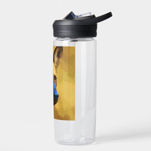 Hou van de Afrikaanse wilde hond Waterfles (Links)