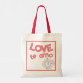 Hou van de Amo Canvas tas (Achterkant)