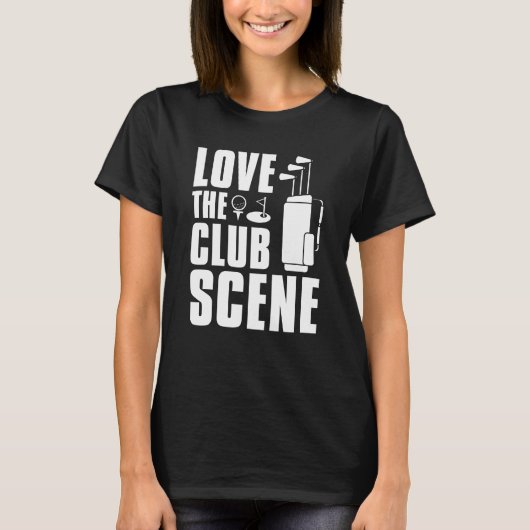 Hou van de clubscene t-shirt (Voorkant)