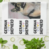 Hou van de Duitse Herder Hond Handdoek (Gevouwen)