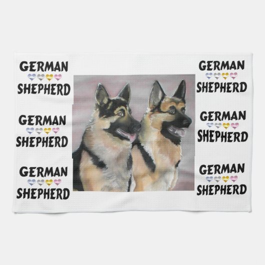 Hou van de Duitse Herder Hond Handdoek (Horizontaal)