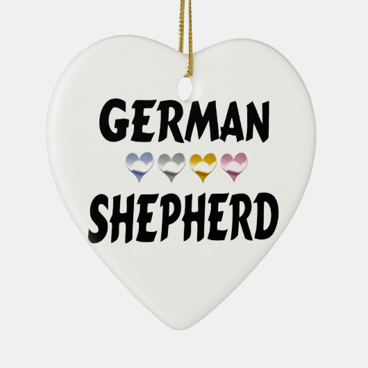 Hou van de Duitse Herder Keramisch Ornament (Rechts)