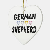 Hou van de Duitse Herder Keramisch Ornament (Links)