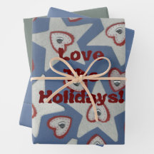 Hou van de Feestdagen! Papieren pakbladen