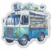 Hou van de foodtruck sticker (Voorkant)