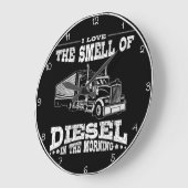 Hou van de geur van diesel" Trucker Grote Klok (Hoek)