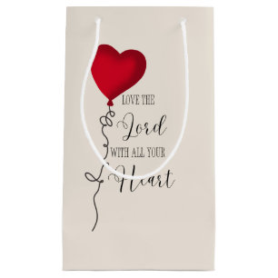 Hou van de Heer & Hartballon Klein Cadeauzakje