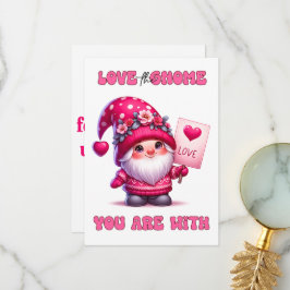 Hou van de kabouter met wie je bent - Valentijnska Bedankkaart