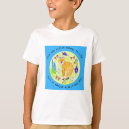 Hou van de kleine dingen in het leven t-shirt