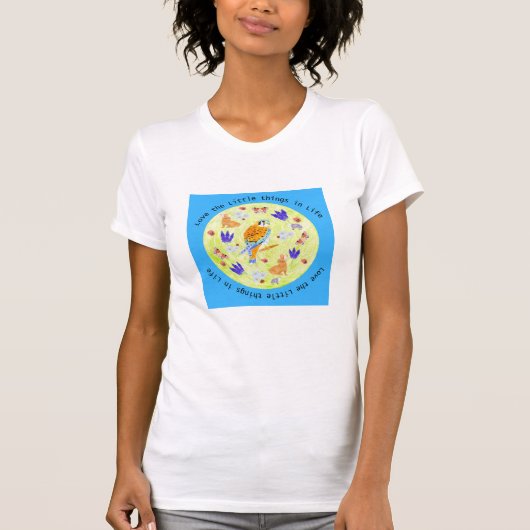 Hou van de kleine dingen in het leven x2 t-shirt (Voorkant)