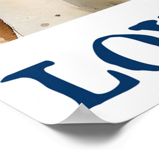 Hou van de landprint poster (Hoek)