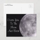 Hou van de maan en terug Briefkaart (Voorkant / Achterkant)