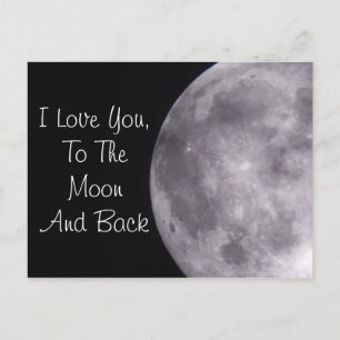Hou van de maan en terug Briefkaart