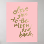 HOU VAN DE MOON 11x14' | POSTER TYPOGRAFIE (Voorkant)