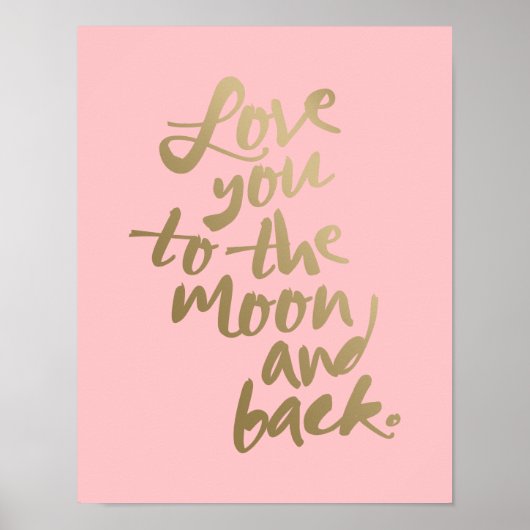 HOU VAN DE MOON 11x14' | POSTER TYPOGRAFIE (Voorkant)