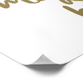 HOU VAN DE MOON 11x14' | POSTER TYPOGRAFIE (Hoek)