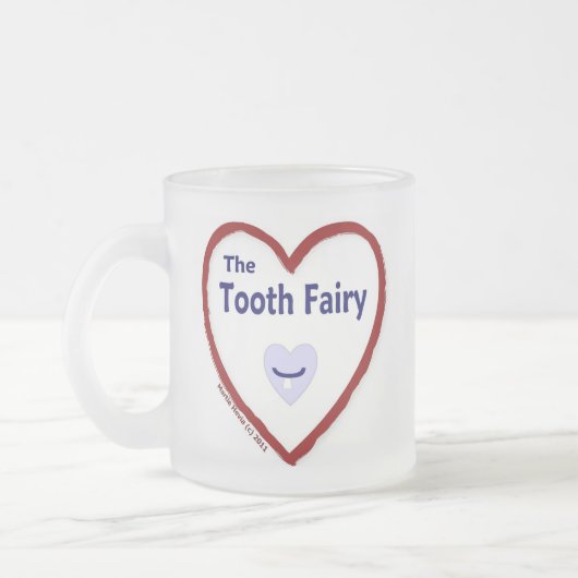 Hou van de tandenfee matglas koffiemok (Links)