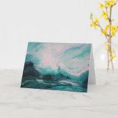 Hou van de zee - Wenskaart Kaart (Gele Bloem)
