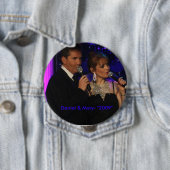 hou van deze, Daniel & Mary- "2009" Ronde Button 4,0 Cm (In situ)