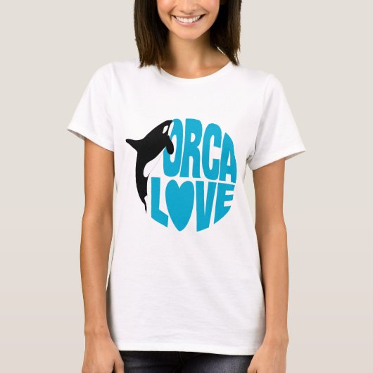 Hou van die Orcas! T-shirt (Voorkant)