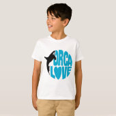 Hou van die Orcas! T-shirt (Voorkant volledig)