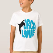 Hou van die Orcas! T-shirt (Voorkant)