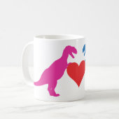Hou van dinosaurussen koffiemok (Voorkant links)