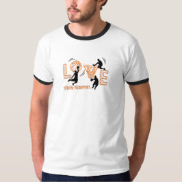 Hou van dit spel basketbal jongens t-shirt