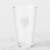 Hou van drink brillen glas (Achterkant)