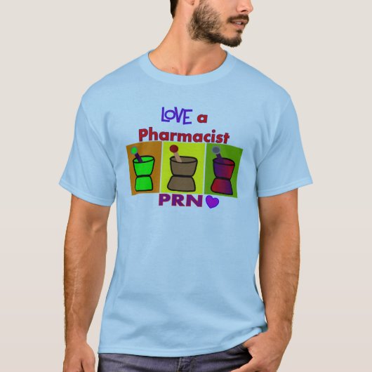 Hou van een apotheker, PRN T-shirts en cadeautjes (Voorkant)