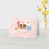 Hou van een brunch Wenskaart Kaart (Gele Bloem)