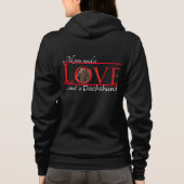 Hou van een Dachshund Hoodie (Achterkant)