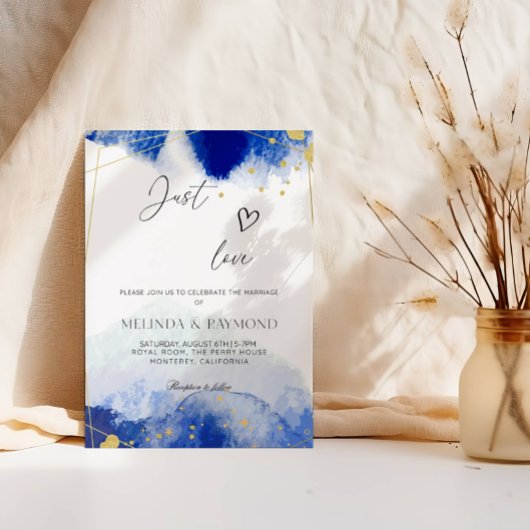 Hou van een elegant huwelijksfeest kaart