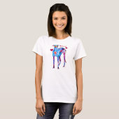 Hou van een Greyhound T Shirten en iPhone Hoesjes T-shirt (Voorkant volledig)