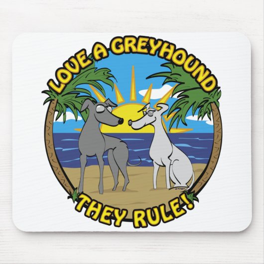 HOU VAN EEN GREYHOUND ZIJ ZIJN DE BAAS! MUISMAT (Voorkant)