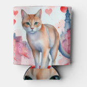 Hou van een kat blikjeskoeler (Voorkant)