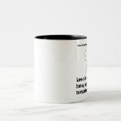 Hou van een la mode mok met zwarte binnenkant (Center)