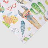 Hou van een lama tissuepapier (Detail)