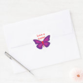 Hou van een lupie hart sticker (Envelop)