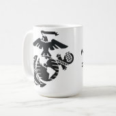 Hou van een marinier koffiemok (Voorkant links)