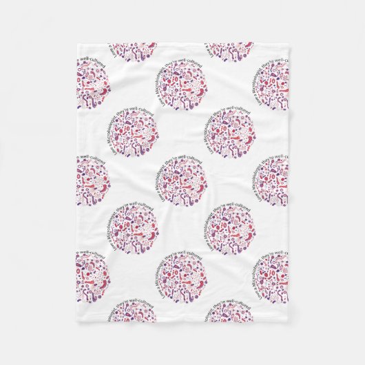 Hou van een microbioloog fleece deken (Voorkant)