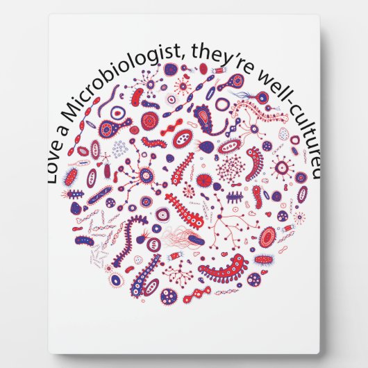 Hou van een microbioloog fotoplaat (Voorkant)